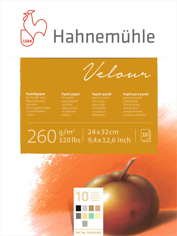 hahnemuehle__velour Hahnemuhle Pastell VELOUR 260g/m 10 Blatt