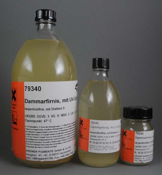 Kremer Dammarfirnis, terpentinölfrei, mit UV-Schutz (79340)