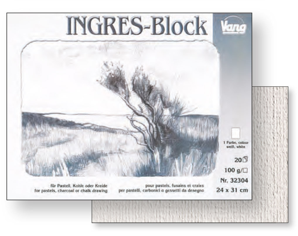ausgabe-129 Vang Ingres-Block farbig sortiert und weiß