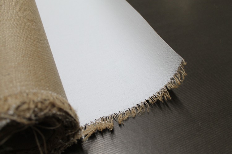 20638-2 Caravaggio Grundierte Jute ISIDE 460g 2.10m breit