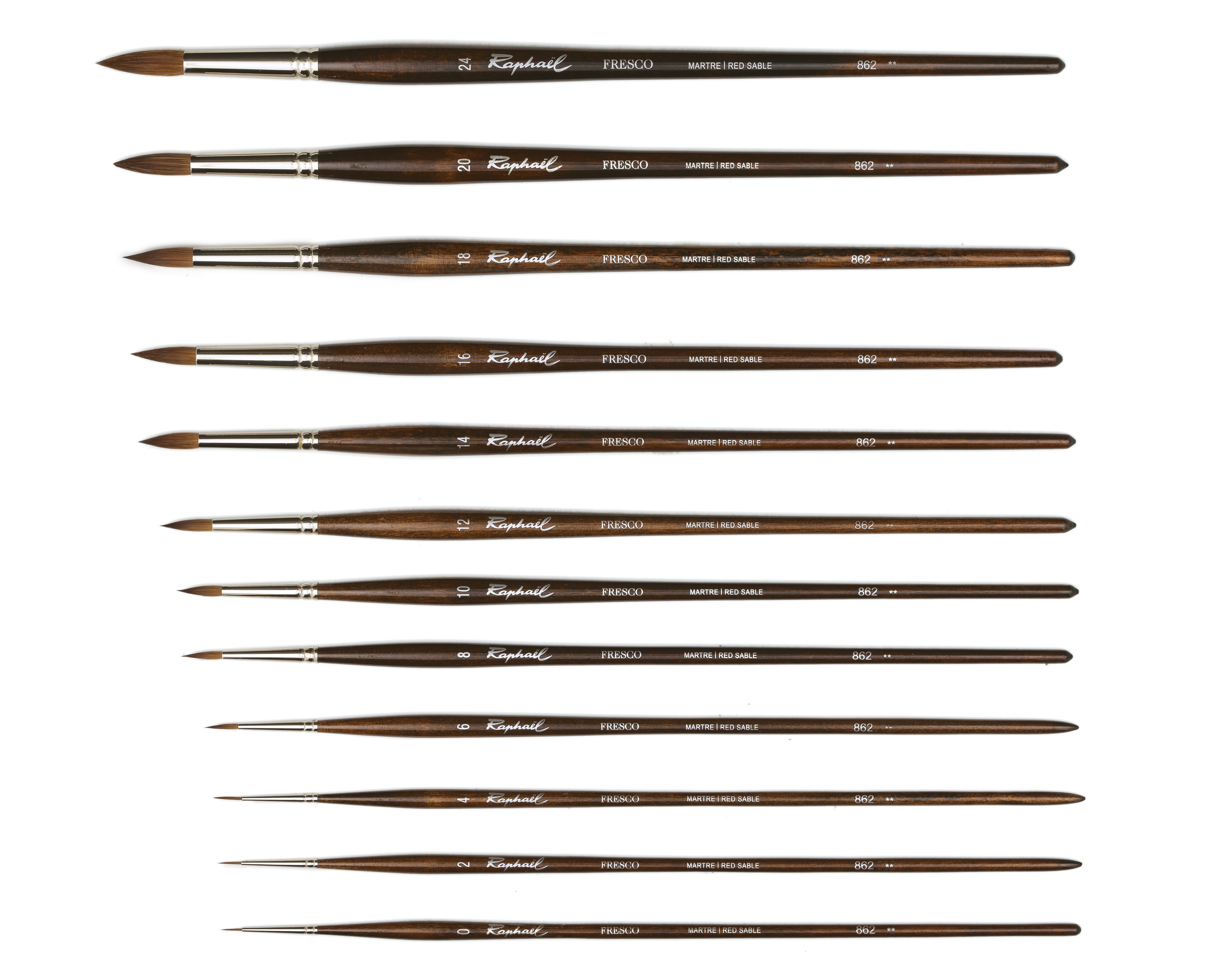 862-Echelle1 Raphael Fresco Rundpinsel 862