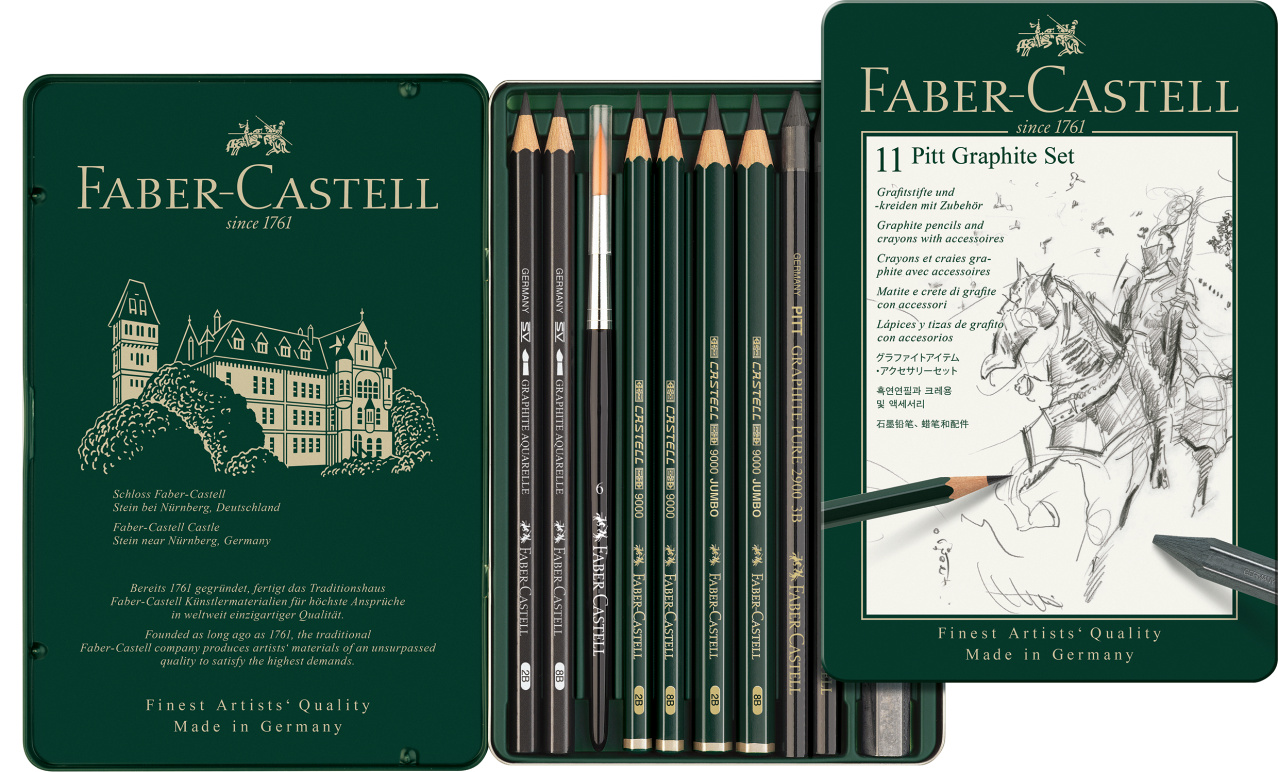 Faber-Castell PITT Graphite Set Metalletui