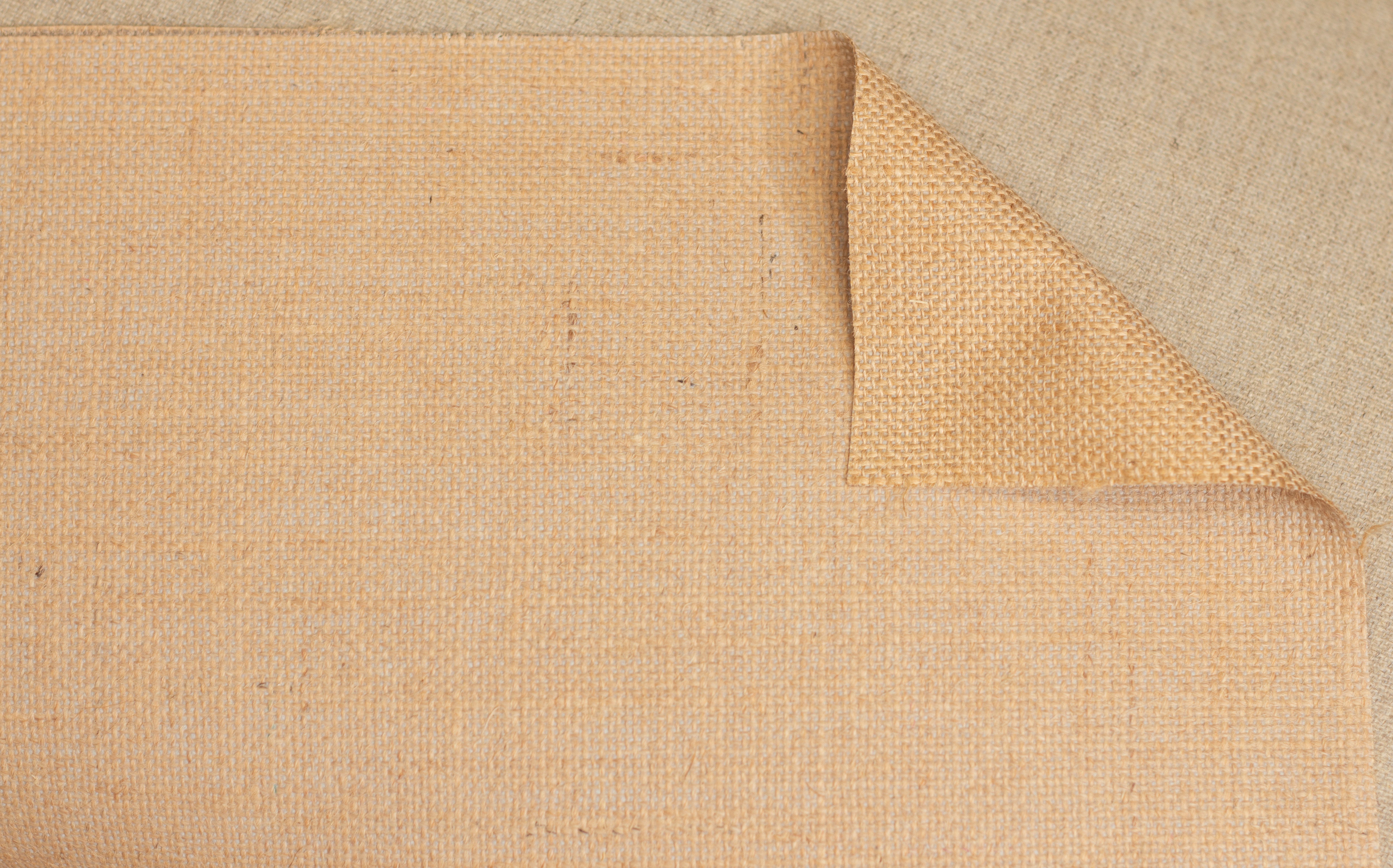 IMG_7312 Caravaggio Transparent geleimte Jute 380g 2.10m breit